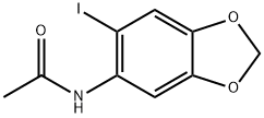 N-(6-iodobenzo[d][1,3]dioxol-5-yl)acetamide 구조식 이미지