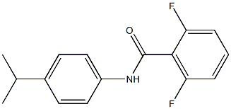 2,6-Difluoro-N-(4-isopropylphenyl)benzamide, 97% Structure