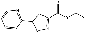 ethyl 5-pyridin-2-yl-4,5-dihydroisoxazole-3-carboxylate 구조식 이미지