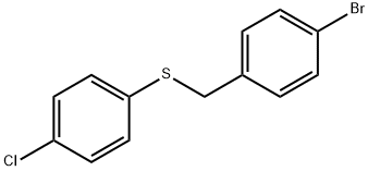 (4-BROMOBENZYL)(4-CHLOROPHENYL)SULFANE Structure