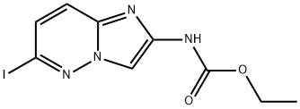 ETHYL (6-IODOIMIDAZO[1,2-B]PYRIDAZIN-2-YL)CARBAMATE 구조식 이미지