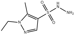 1-ethyl-5-methyl-1H-pyrazole-4-sulfonohydrazide 구조식 이미지