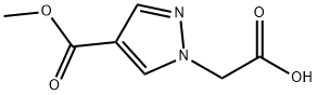 [4-(methoxycarbonyl)-1H-pyrazol-1-yl]acetic acid 구조식 이미지
