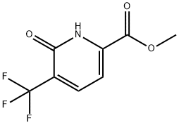6-Oxo-5-trifluoromethyl-1,6-dihydro-pyridine-2-carboxylic acid methyl ester 구조식 이미지