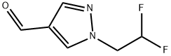 1-(2,2-difluoroethyl)-1H-pyrazole-4-carbaldehyde Structure