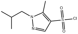 1-isobutyl-5-methyl-1H-pyrazole-4-sulfonyl chloride Structure