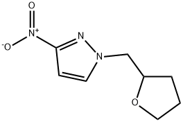 3-nitro-1-[(oxolan-2-yl)methyl]-1H-pyrazole Structure