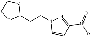 1-[2-(1,3-dioxolan-2-yl)ethyl]-3-nitro-1H-pyrazole Structure