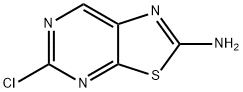 5-Chloro-[1,3]thiazolo[5,4-d]pyrimidin-2-amine 구조식 이미지