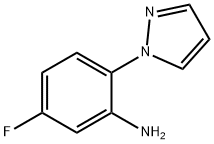 [5-fluoro-2-(1H-pyrazol-1-yl)phenyl]amine 구조식 이미지