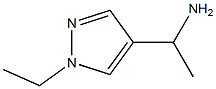 [1-(1-ethyl-1H-pyrazol-4-yl)ethyl]amine Structure