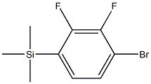 (4-bromo-2,3-difluorophenyl)-trimethylsilane 구조식 이미지