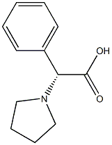 (R)-2-PHENYL-2-(PYRROLIDIN-1-YL)ACETIC ACID Structure
