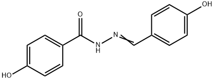 4-hydroxy-N'-(4-hydroxybenzylidene)benzohydrazide 구조식 이미지
