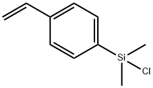 Silane, chloro(4-ethenylphenyl)dimethyl- Structure