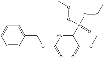 methyl ([(benzyloxy)carbonyl]amino)-(dimethoxyphosphoryl)acetate 구조식 이미지