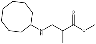 methyl 3-(cyclooctylamino)-2-methylpropanoate 구조식 이미지