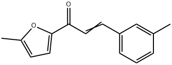 (2E)-1-(5-methylfuran-2-yl)-3-(3-methylphenyl)prop-2-en-1-one 구조식 이미지