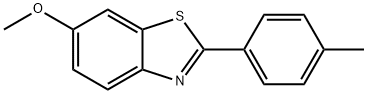6-Methoxy-2-(p-tolyl)benzo[d]thiazole 구조식 이미지