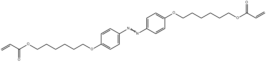 4,4`-Bis[6-(acryloyloxy)hexyloxy]azobenzene Structure