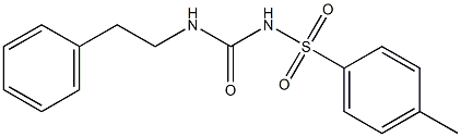 1-(4-methylphenyl)sulfonyl-3-(2-phenylethyl)urea Structure