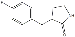 3-[(4-fluorophenyl)methyl]pyrrolidin-2-one Structure