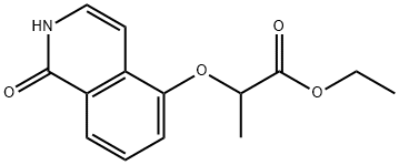 ethyl 2-[(1-oxo-1,2-dihydroisoquinolin-5-yl)oxy]propanoate 구조식 이미지