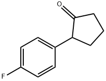 2-(4-fluorophenyl)cyclopentan-1-one Structure