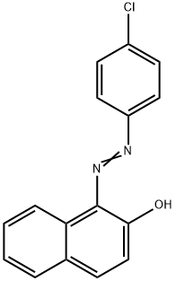 2-Naphthalenol,1-[2-(4-chlorophenyl)diazenyl]- Structure