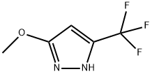 5-Methoxy-3-trifluoromethyl-1H-pyrazole 구조식 이미지