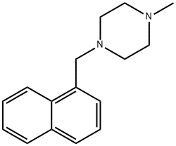 1-METHYL-4-(NAPHTHALEN-1-YLMETHYL)PIPERAZINE 구조식 이미지