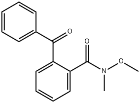 2-benzoyl-N-methoxy-N-methylbenzamide 구조식 이미지