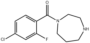 1-(4-chloro-2-fluorobenzoyl)-1,4-diazepane 구조식 이미지