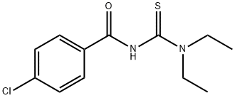 4-chloro-N-[(diethylamino)carbonothioyl]benzamide 구조식 이미지