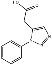 (3-Phenyl-3H-[1,2,3]triazol-4-yl)-acetic acid Structure