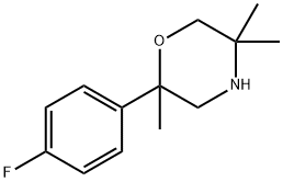 2-(4-fluorophenyl)-2,5,5-trimethylmorpholine Structure