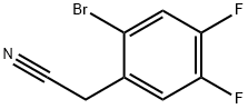 2-(2-BROMO-4,5-DIFLUOROPHENYL)ACETONITRILE 구조식 이미지