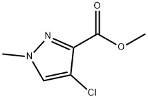 Methyl 4-chloro-1-methyl-1H-pyrazole-3-carboxylate Structure