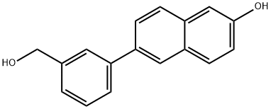 6-(3-(HYDROXYMETHYL)PHENYL)NAPHTHALEN-2-OL Structure