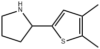 2-(4,5-dimethyl-2-thienyl)pyrrolidine Structure