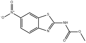 methyl N-(6-nitro-1,3-benzothiazol-2-yl)carbamate 구조식 이미지
