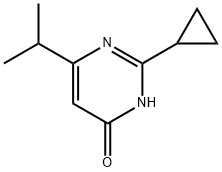 2-cyclopropyl-6-isopropylpyrimidin-4-ol Structure