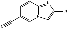 2-chloroimidazo[1,2-a]pyridine-6-carbonitrile 구조식 이미지