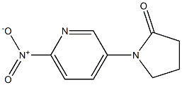 1-(6-Nitropyridin-3-yl)pyrrolidin-2-one 구조식 이미지