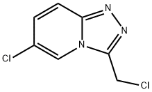 6-chloro-3-(chloromethyl)-[1,2,4]triazolo[4,3-a]pyridine Structure