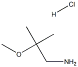 2-Methoxy-2-methylpropan-1-amine hydrochloride Structure