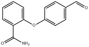 Benzamide, 2-(4-formylphenoxy)- Structure