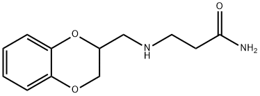 Propanamide,3-[[(2,3-dihydro-1,4-benzodioxin-2-yl)methyl]amino]- Structure