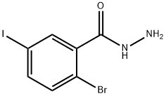 2-bromo-5-iodobenzohydrazide 구조식 이미지