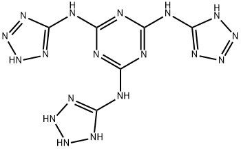 N2,N4,N6-tri(2H-tetrazol-5-yl)-1,3,5-triazine-2,4,6-triamine 구조식 이미지